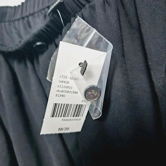 Lane Bryant 18/20 NWT black maxi dress - Picture 2 of 11